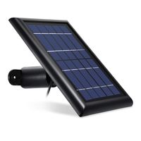 [Updated Version] Wasserstein Arlo Solar Panel Compatible with Arlo Pro, Arlo Pro 2 - Power Your Arlo Surveillance Camera continuously (Black)