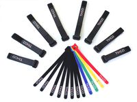 [20 Pack] Hook and Loop Reusable Fastening Cable Tie Down Straps, Adjustable Sizes Hook and Loop and Ties for Securing Items at Home, Work and Outdoor, 20 Pack Combo