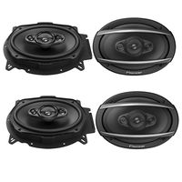 4 X Pioneer TS-A6965R 6" x 9" Inch 3-Way TS Series Coaxial Car Speakers Car Audio Speakers Package TSA6965R