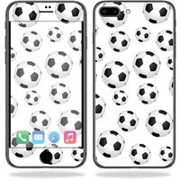 MightySkins Skin Compatible with Apple iPhone 8 Plus - Soccer Ball | Protective, Durable, and Unique Vinyl Decal wrap Cover | Easy to Apply, Remove, and Change Styles | Made in The USA