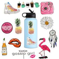 Stickers for Water Bottles Big 65-Pack,Gdaya Cute,Vinyl,Waterproof,Aesthetic, Trendy Decals Stickers for Girls,Teens,Perfect for Water Bottle,Laptop,Computer,Phone,Luggage,Extra Durable Back To School