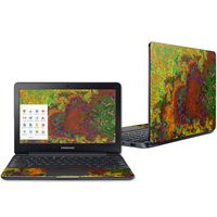Mightyskins Skin Compatible with Samsung Chromebook 3 11.6" - Rust | Protective, Durable, and Unique Vinyl Decal Wrap Cover | Easy to Apply, Remove, and Change Styles | Made in The USA