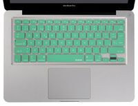 XSKN Spanish Keyboard Skin Silicone Rubber Cover for Macbook Air 13inch, Macbook Pro 13, 15 inch (Mint green)