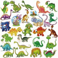 Sweetures 50pcs Cute Dinosaur Animals Kids Stickers Waterproof Water Bottle Skateboard Decorative Stickers for Girls and Boy