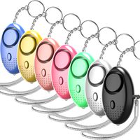 yougccc 130dB Personal Alarm Keychain, Emergency Safesound Self Defense Security Siren Alarms LED Light Individual Packages for Women, Kids, Elderly, Adventurer, Night Workers (Multicolor -7Pack)