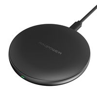 Qi Wireless Charging Pad RAVPower Qi Certified Ultra-Safe Wireless Charger Compatible iPhone Xs Max XR XS X 8 Plus 8, Galaxy S9 S8+ S8 & All Qi-Enabled Devices (AC Adapter is Not Included)