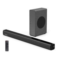 (Certified Refurbish) Soundbar with Subwoofer A3, TV Sound Bar with Sub Wired and Wireless Bluetooth Audio Home Theater System for TVs (2.1 Channel, 80W, 30 Inch, Wall Mountable, Remote Control)