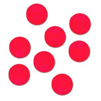 Quartet Magnetic Circles, 0.75-Inch Diameter, Red, 20 per Set (MCR)