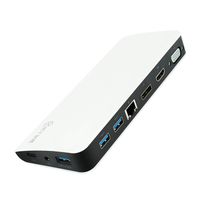 ICY BOX USB C Type-C Docking Station with Triple Video Output Interface for Notebook/Laptop. (HDMI, DP/VGA, 3X USB Ports, USB Type-C Host Interface with 60 Watt Power Delivery, Audio, Gigabit LAN)