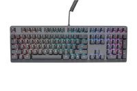 Mionix Wei Mechanical Keyboard US layout - PC and macOS - Cherry MX Red Switches - RGB backlight (Black/Gray)