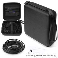 WGear endoscope case for Depstech Wireless, USB, Wireless Borescope, AKASO, iksee, BlueFire, Mousand, Fantronics, ROTEK, mesh pocket for side mirror, hook etc