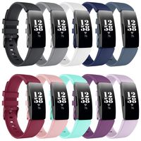 Greeninsync Compatible with Fit Bit Inspire Band, Replacement for Fit Bit Inspire HR Accessory Bands Buckle Adjustable Wristbands Small for Fit Bit Inspire/Inspire HR Women Men Girls Boys-10pack