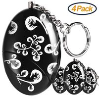 Personal Alarm Keychain, Personal Alarms for Women, Purse Self Defense Keychain Safe Sound 120-130 dB Alarm Device for Women Elderly Kids Night Workers by Foaber