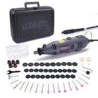 TACKLIFE Rotary Tool with Flex Shaft and 60 Accessories 135W Power Variable Speed For Around-the-House and Crafting Projects - RTD34AC