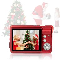 HD Mini Digital Cameras for Kids Teens Beginners,Point and Shoot Digital Video Cameras-Travel,Camping,Gift