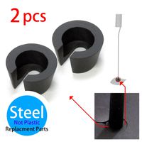 BOSE UFS-20 Speaker Stand Parts - Washer, Custom Made STEEL (not plastic) Washer, Black, 2pcs