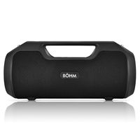 BÖHM Impact Plus Wireless Bluetooth Speaker Water Resistant IPX4 40W Premium HD Sound Powerbank Dual Pairing TWS Stereo - Black