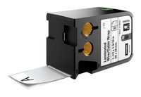 DYMO Laminated Wire Cable Wrap for DYMO XTL Label Makers, Black on White, 1-1/2" x 1-9/16", 1 Roll (1868708)