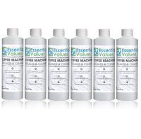 Essential Values Universal Descaling Solution (6 Pack / 12 Uses), Designed For Keurig, Nespresso, Delonghi and All Single Use Coffee and Espresso Machines - Proudly Made In USA