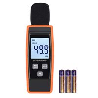 LiNKFOR Decibel Meter Digital Sound Level Tester Noise Meter Noise Measurement Tester Range 30~130dB Decibel Tester Support Max/Min Hold Function LCD Display Batteries Included