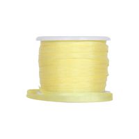 Threadart 100% Pure Silk Ribbon - 2mm Yellow - No. 656-3 Sizes - 50 Colors