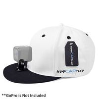 Hat Compatible with Removable Camera Head Mount - Action Camcorder HD Edition - Go Pro 4 Silver, 3 + Black, 2 White, 1- Helmet Accessory Strap Caps Harness Studio Accessories