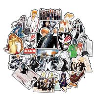 Bleach Anime PVC Waterproof Stickers for Laptop, Notebooks, Car, Bicycle, Skateboards, Luggage Decoration 50PCS (Bleach)