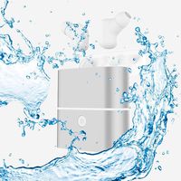 Bluetooth Headphones in-Ear Wireless Earbuds Waterproof 1600mAh Charge Case Power Bank Waterproof Dual Bluetooth 4.2 Noise Cancelling Stereo Earphone Headphones Mic Running Sports Headset
