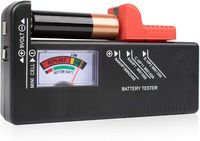SURDARX Battery Tester, Universal Battery Checker for AA AAA C D 9V 1.5V Button Cell Batteries (Model: BT-168)