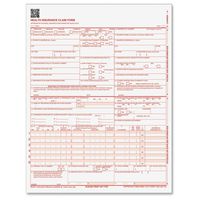 Adams 1-Part Health Insurance Claim Form (ABFCMS1500L2)