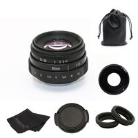 New 35mm F1.6 CCTV C-Mount Lens + C-NEX Lens Adapter Kit for Sony A6000/A5100/a7