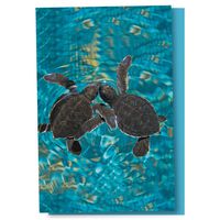 Tree-Free Greetings EcoNotes 12 Count Baby Sea Turtles All Occasion Notecard Set with Envelopes, 4 x 6 Inches (FS56932)