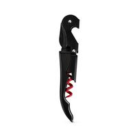 True 7184 Truetap: Double-Hinged Matte Black with Red Wo Corkscrew, Maroon
