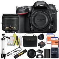 ZeeTech Ultimate Bundle for D7200 DSLR Body, 18-55mm VR Lens, 2pcs 16GB ZeeTech Memory, Camera Case