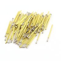 uxcell a15032300ux0374 P50-E2 Dia 0.68mm Length 16.55mm 75g IC Spring Test Probe Pin Pack of 100