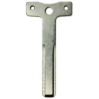 qualitykeylessplus Replacement Blade for GTO Remote Head Key Uncut Blank with Free KEYTAG
