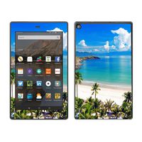 Skin Decal Vinyl Wrap for Amazon Fire HD 8 Tablet 8" inch Skins Stickers Cover / Tropical Paradise Palm Trees