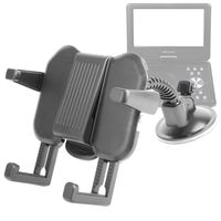 DURAGADGET Expandable Portable DVD Player Tray and Suction Mount For DBPower 9.5" Swivel Screen Handheld Portable DVD Player Remote Car Adapter DVD VCD CD SD MP3 MP4 & 7.5'' 270° Swivel Portable DVD Player