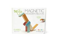 14 Piece Tegu Magnetic Wooden Block Set, Sunset