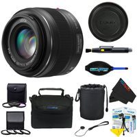 Panasonic Leica DG Summilux 25mm f/1.4 ASPH Micro 4/3 Lens + Pixi-Advanced Accessory Bundle