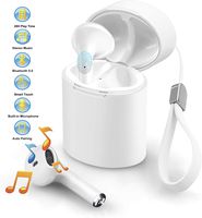 HONYAO Wireless Earbuds, Bluetooth 5.0 Earbuds, Mini Sport Earphones, 3D Stereo Sound Bluetooth Headset with HD Microphone and Portable Charging Case/for All Smartphone Tablet