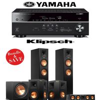 Klipsch RP-260F Reference Premiere 5.1 Home Theater System with Yamaha RX-V681BL 7.2-Channel A/V Receiver