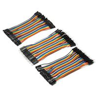 Gikfun 10cm 2.54mm Male to Male/Female to Female/Male to Female/Breadboard Cable Jump Wire for Arduino (Pack of 120pcs) EK1790