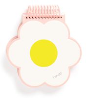 ban.do Super Fun Notebook, 6" x 5.85" with 100 Sheets, daisy