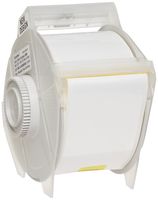Brady 76616 GlobalMark 100' Length x 2.25" Width, B-569 Hi-Performance Polyester, White Tape