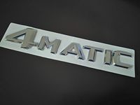 Chrome - 4Matic - Badge for Mercedes Benz Decal Emblem Car Sticker USA SELLER