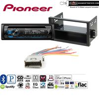 Pioneer DEHS4120BT Radio Install Kit with Bluetooth, CD Player, USB/AUX Fits 2000-2003 Saturn S/L Series