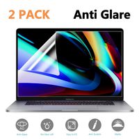 2PC Laptop Screen Protector Compatible MacBook Pro 16 Inch 2019 Released with Touch ID & Touch Bar (A2141) - Anti-Glare/Anti Scratch Matte Laptop Screen Protector Guard
