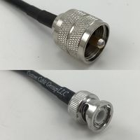10 feet RG58 PL259 UHF Male to BNC MALE Pigtail Jumper RF coaxial cable 50ohm High Quality Quick USA Shipping