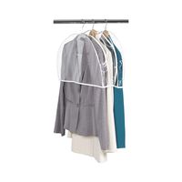 Set of Three Clear Vinyl Shoulder Covers (Size 12" x 22" x 2")